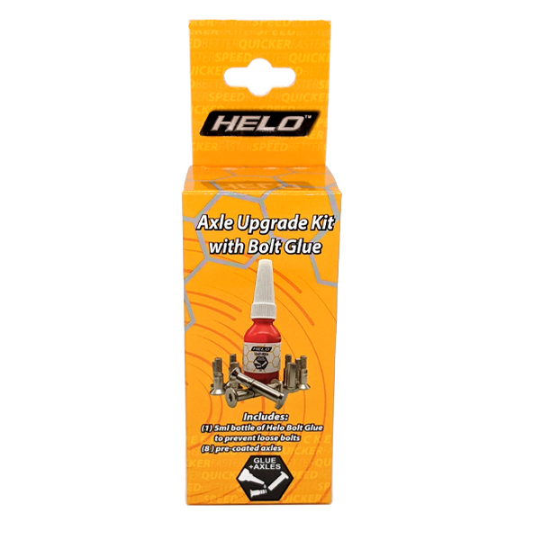 Helo 6mm Square Head Axle Upgrade Kit with Bolt Glue