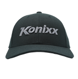 Konixx Curved Visor Hat w/ Snap-back Adjustment (Black)