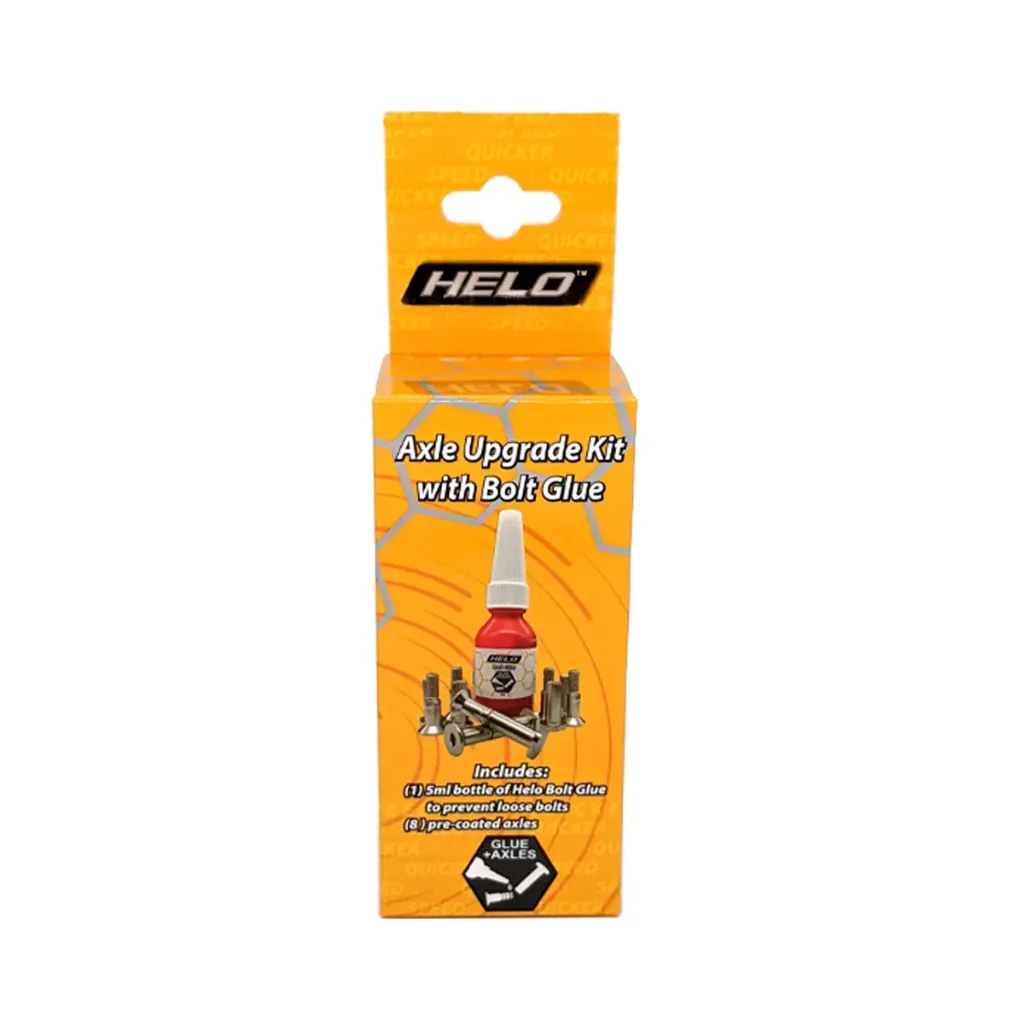 [685006004964] Helo 6mm Square Head Axle Upgrade Kit with Bolt Glue